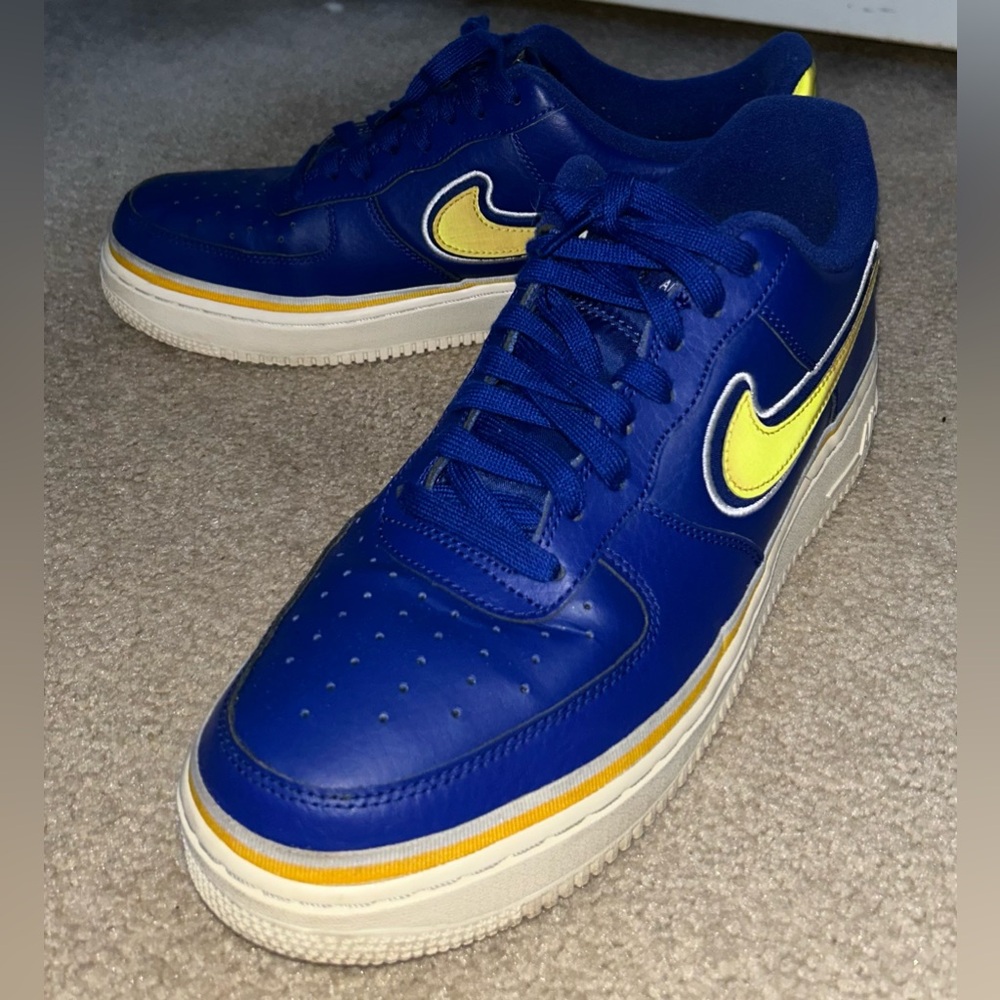 NBA Deep Royal University Gold AF1